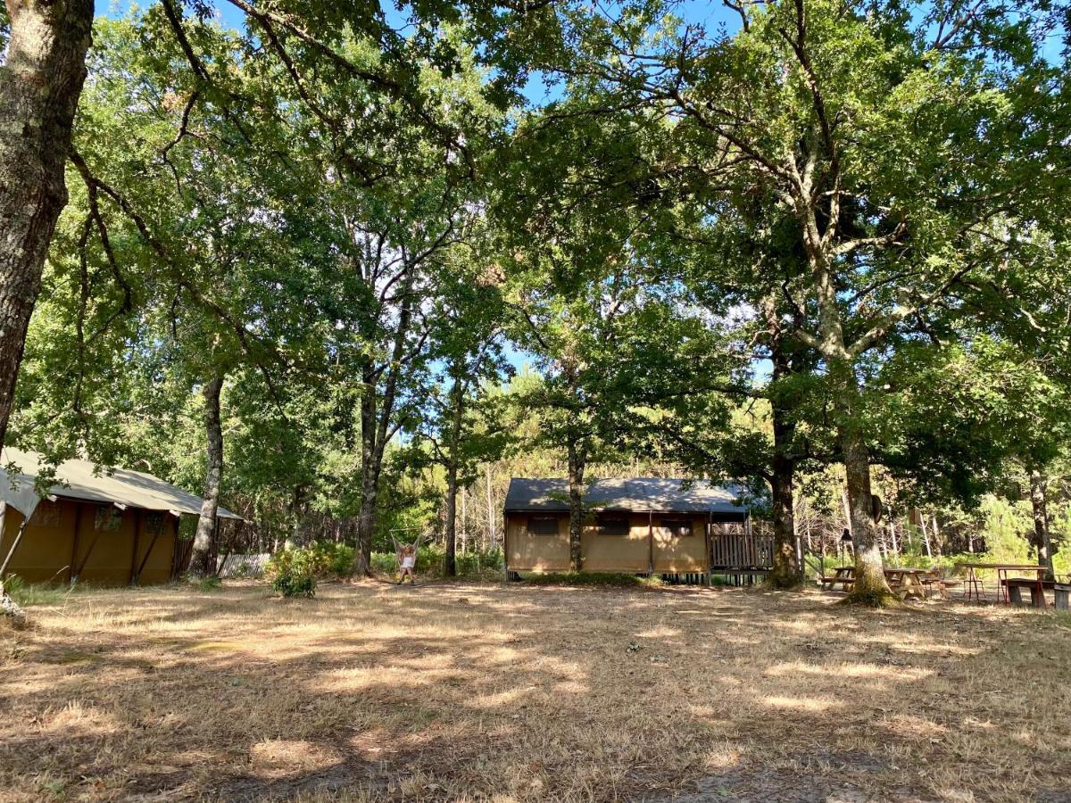 Camping La Kahute - Tente Lodge Au Coeur De La Foret Carcans Exterior foto